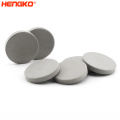 Hengko Customed de alta calidad sinterizada SS 316L Filtro de alcohol de acero inoxidable Disco Disc resistencia PEM Filtro